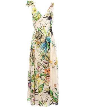 IZABELA MANDOIU Viscose Midi Dress - Metallic