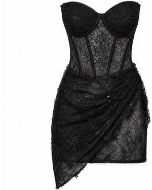 Angelika Jozefczyk Mini Lace Dress Catrice - Black