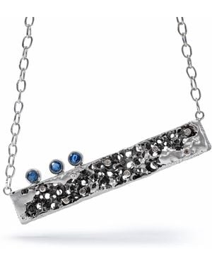 German Kabirski Kion Singular Edition Necklace With Sapphires And Diamonds - Metallic