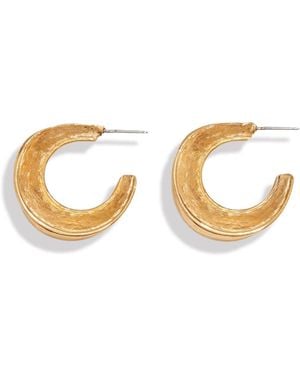 Lovard Carved Hoops - Metallic