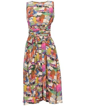 Helen Mcalinden Avril Prospect Road Print Dress - Red