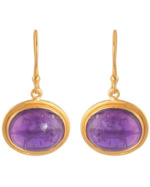 Opium Jewels Orbit Earrings - Purple