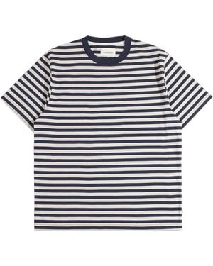 Far Afield Ringer Stripe T-Shirt - Blue