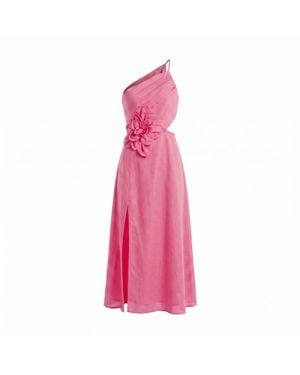 Yumi Kim Romy Linen Dress - Pink