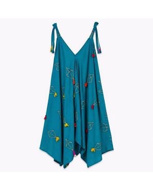 Zasta Studio Cotton Harlem Dress - Blue