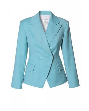AGGI by HALEWSKI Roksana How Am I X Shaped Blazer - Blue