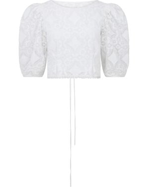 Lisa The Label Valentine Heart Top - White