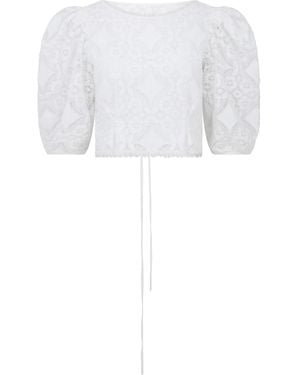 Lisa The Label Valentine Heart Top - White