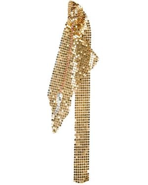 Paloma Lira Metal Chain Earring Gold & Silver - Metallic