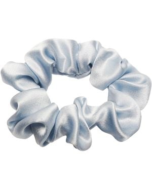 Formula S7 Baby Silk Charmeuse Scrunchies - Blue