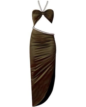 Nur Karaata Sophia Dress - Brown