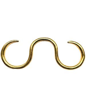 Aki Roc Jewelry Three-Finger Hug Ring - Brown