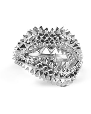 Kasun Kiss Of Desire Ring - Metallic