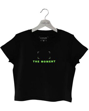 Kapture The Moment Crop Top - Black