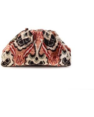 SJW BAGS LONDON Victoria Ikat Pouch Bag - Red