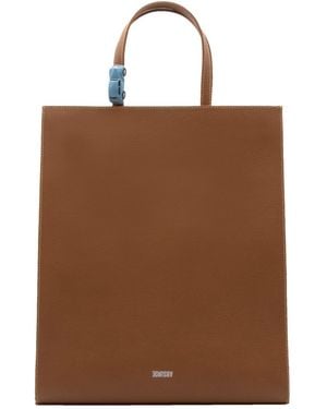 Absurde Neutrals Big Stop Tote Bag - Brown