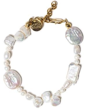 Kybele Studio Lily Pearl Bracelet - Metallic