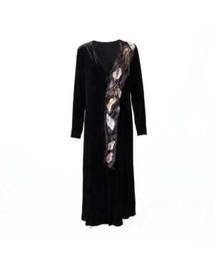 Saniya Khan Forest Vine Jacket - Black