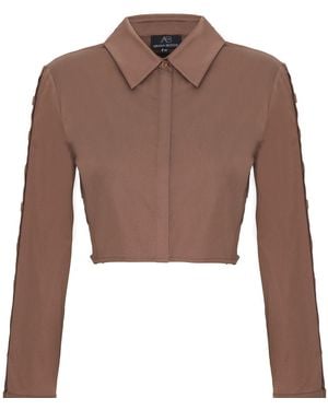 Ariana Bestepe Button Shirt - Brown
