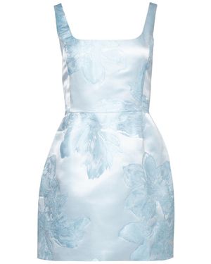 Forever Young the label Eclat Mini Jacquard Dress - Blue