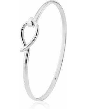 Auree Boltons Tear Drop Bangle - Metallic