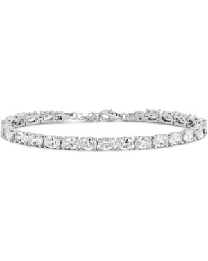 SHYMI Oval Prong Set Classic Tennis Bracelet - Metallic