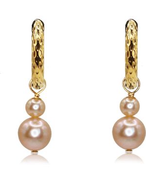 Marquise Swim Earrings - Metallic