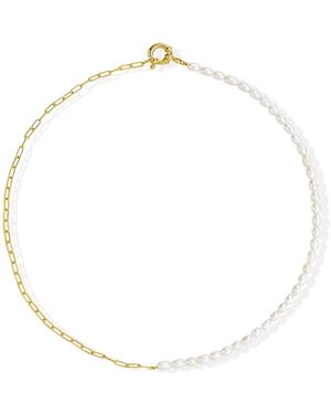 Lait & Lune Sonette Pearl Necklace - Metallic