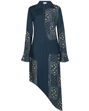 Maison Qala Mistflower Dress - Blue