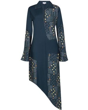 Maison Qala Mistflower Dress - Blue