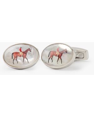 Simon Carter Stubbs Horse Cufflink - Multicolour