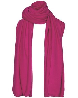 tirillm Alfie Large Cashmere Scarf - Purple