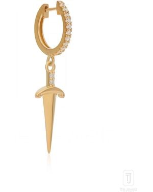 The Jewelz Witch's Saber Earrings Gifting - White