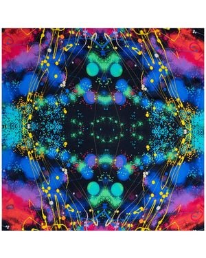 Lilia Munn Mulberry Silk Scarf– - Multicolour
