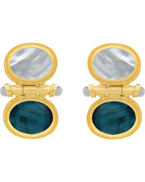 Marcia Moran Bastille Earrings - Green