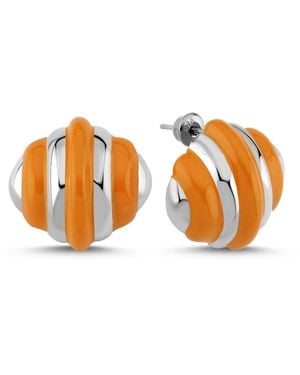 RADIAN jewellery Shell Earrings - Orange