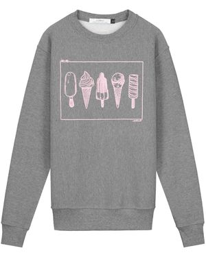 Collect the Label Icecream Jumper - Grey
