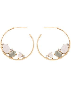 Lavani Jewels Perseida Hoops - Metallic