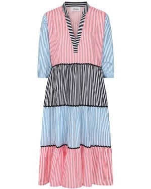 Luella Fashion Vienna Short Cotton Dress - Multicolour