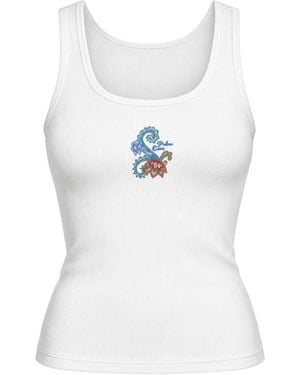 Palm Collective Core Singlet - White