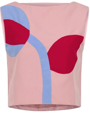 Mary Dickow Isabella Top-Bubblegum - Pink