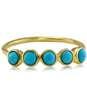 Isla Silver Harmonic Dainty & Ring - Blue