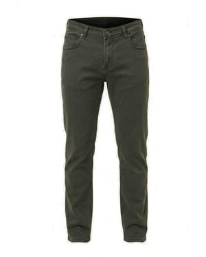 Ron Tomson Super Soft 5-Pocket Style Trousers - Green
