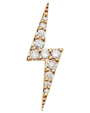 Zoe & Morgan Zap Diamond Stud Single - Metallic