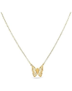 Lutiro Butterfly Necklace - Metallic