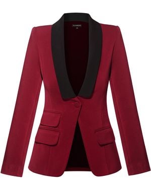 Tia Dorraine Vision Timeless Single-Breasted Blazer - Red