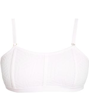 Zelf Intimates Moonlight Top Bra Recycled - White