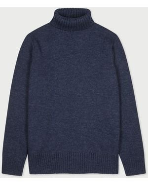Paul James Knitwear The Fitted Submariner - Blue