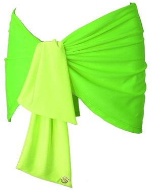 Ak Royalty Resortwear Lola Mini Skirt Neon - Green