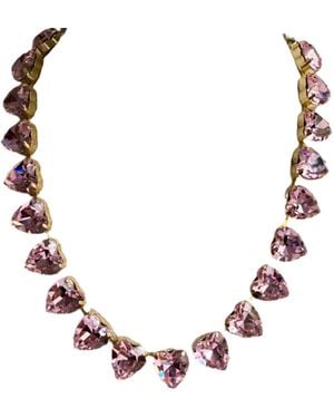 Laura Gray Grace Heart Necklace - Brown